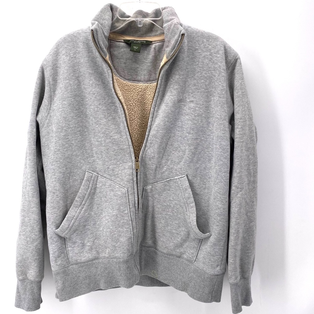 EDDIE BAUER MEN'S SHEPRA LINED ZIP-UP SWEATSHIRT